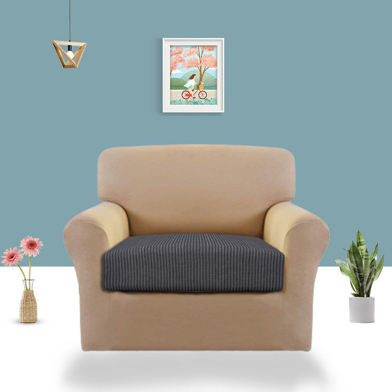 Water Repellent Sofa Seat Cushion Cover Furniture Couch Seat Slipcover Elastic Protectors