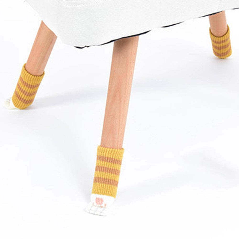 16PCS Cat Paw Design Chair Socks Chair Leg Protectors Table Leg Sleeves Floor Protectors Furniture Socks Chair Leg Covers Designed for Cat Lovers