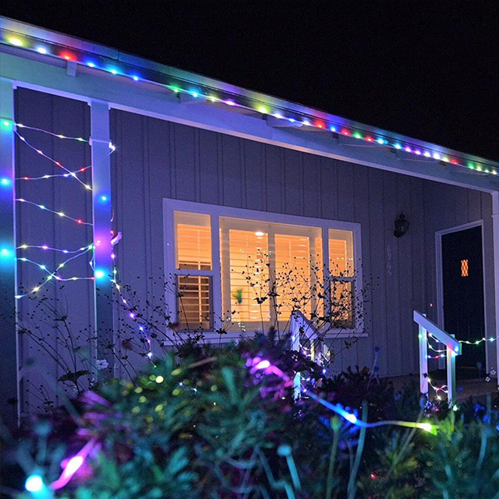 Multicolour 7 Meters 50LEDs Christmas USB Powered Remote Control Rope Tube String Lights