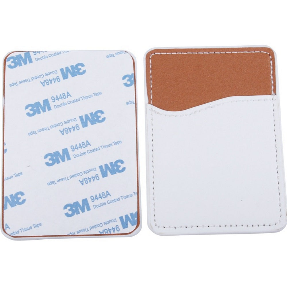 DIY Heat Transfer Phone Card Holder Mobile Back Sticker Card Pouch