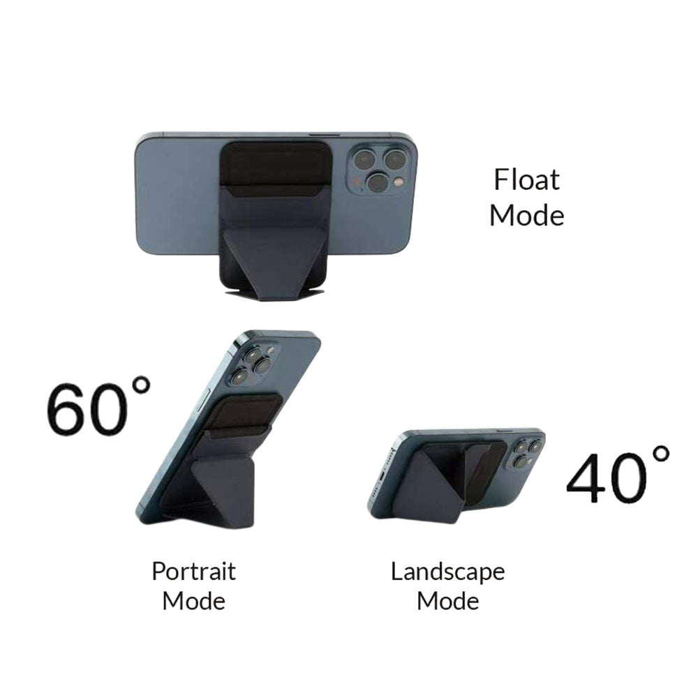 MagSafe Magnetic Foldable PU Leather Phone Holder Wallet Card Holder