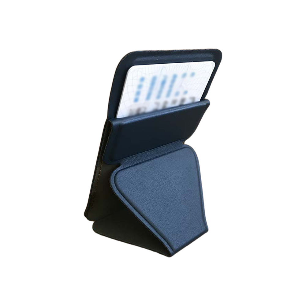 MagSafe Magnetic Foldable PU Leather Phone Holder Wallet Card Holder