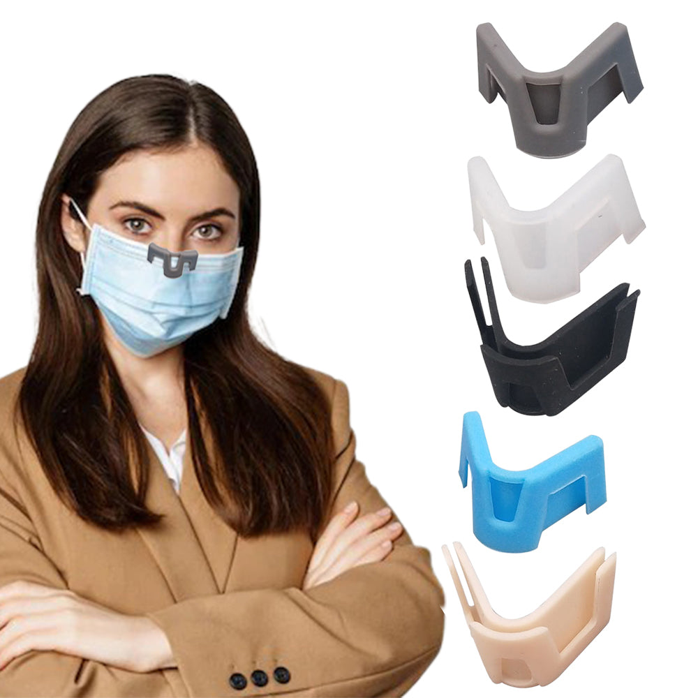 Silicone Reusable Anti-Fog Eyeglasses Face Cover Nose Bridge Clip