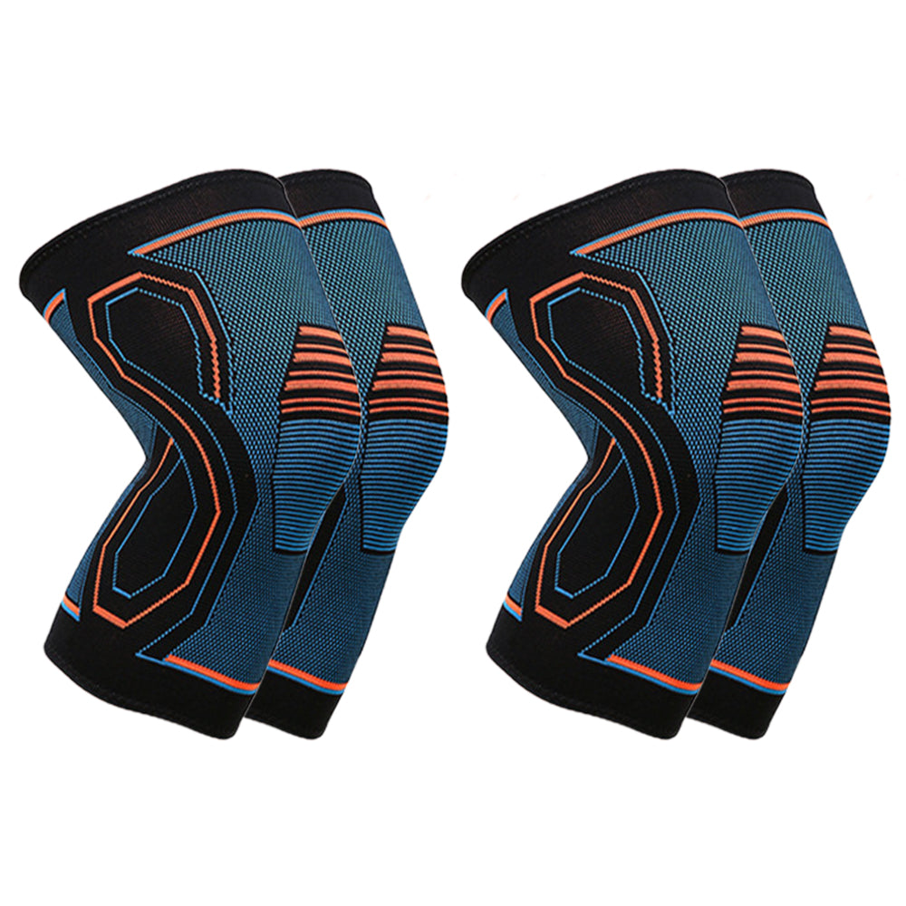 Knee Brace 2 Pairs of Knee Compression Sleeve for Sports Gym Basketball Running