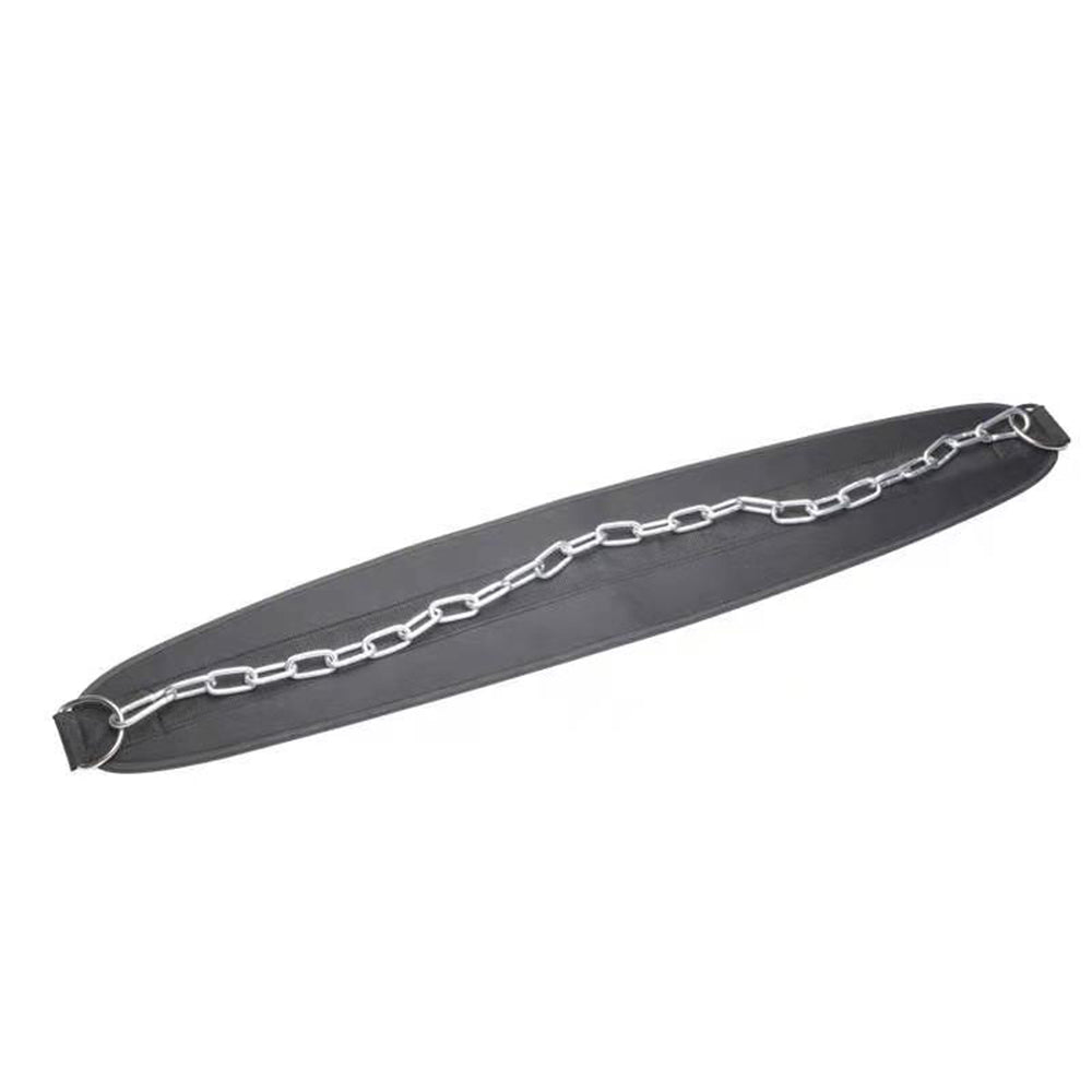 Gym Sports Back Pull Up Weight Lifting Belt Bodybuilding Training Belt with Chain