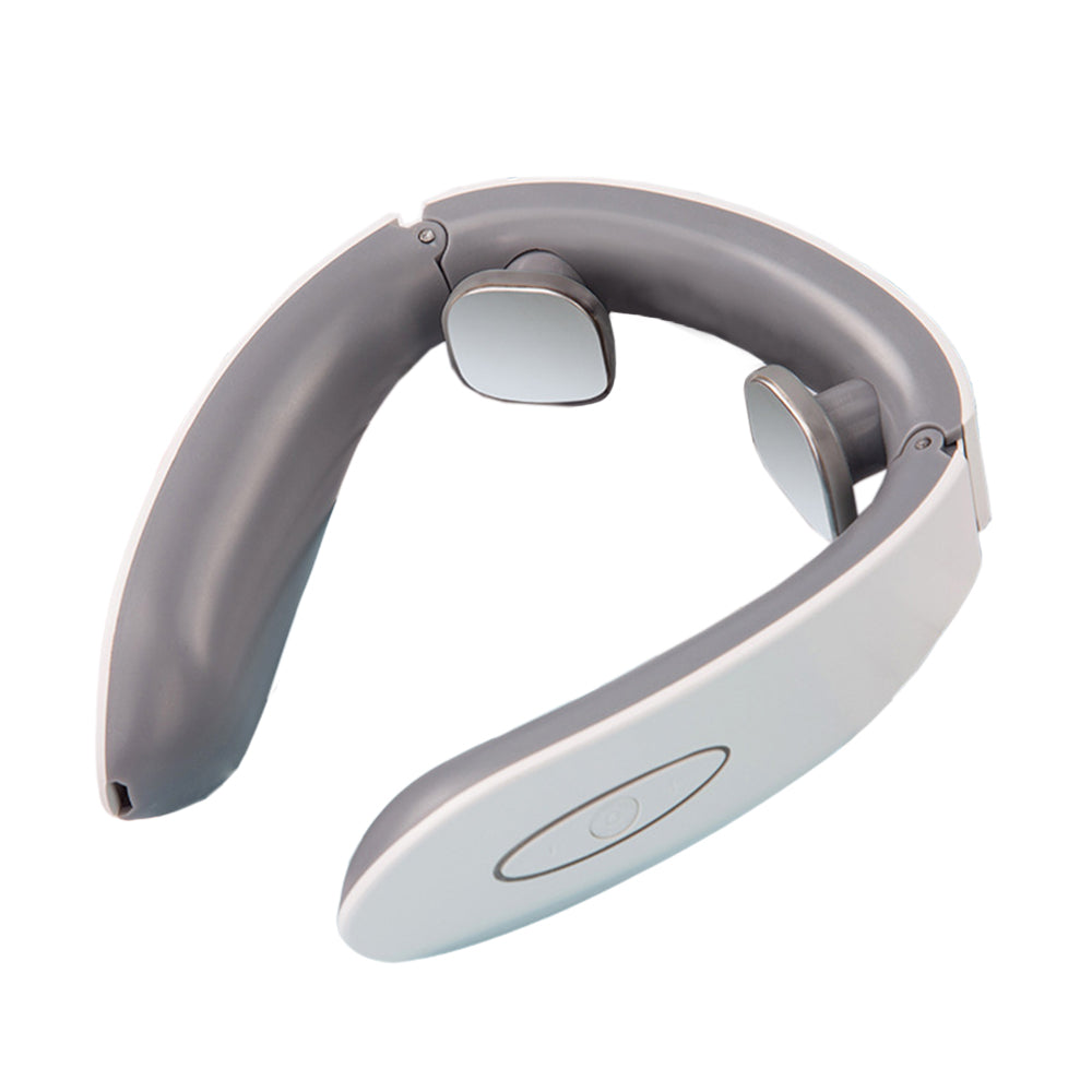 Cordless Neck Massager Battery Operated 6 Modes 9 Levels Electric Neck Massage Tool