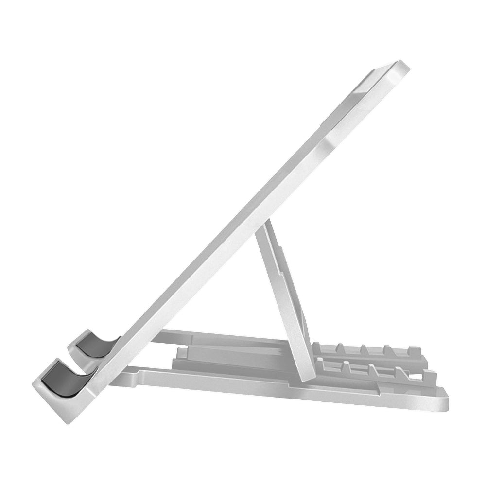 Ergonomic Laptop Stand Notebook Tablet Holder Adjustable Angle White