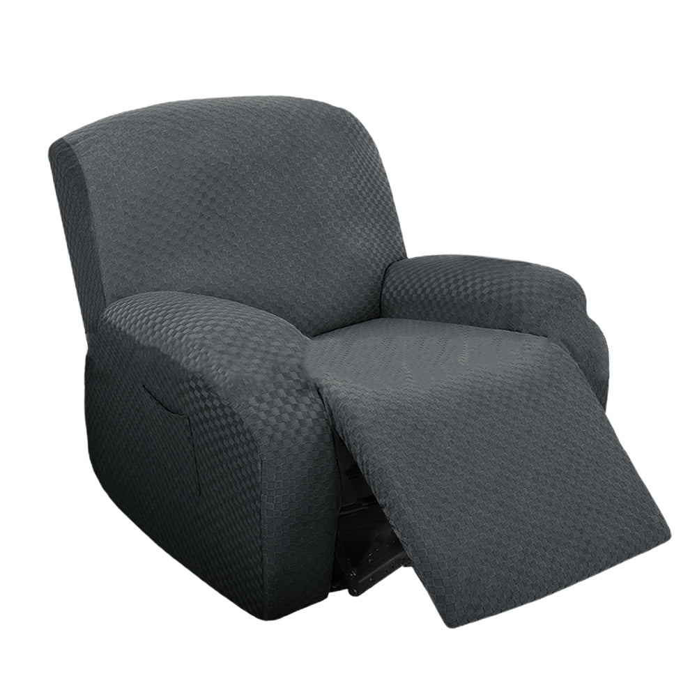 Recliner Chair Cover Stretch Recliner Cover Lift Reclining Recliner Chair Slip Cover Recliner Slipcover - Grey