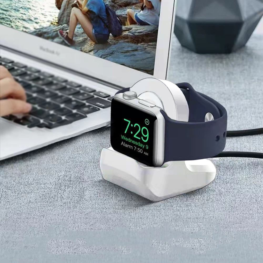 Wireless Charger Stand for iWatch Apple Watch White