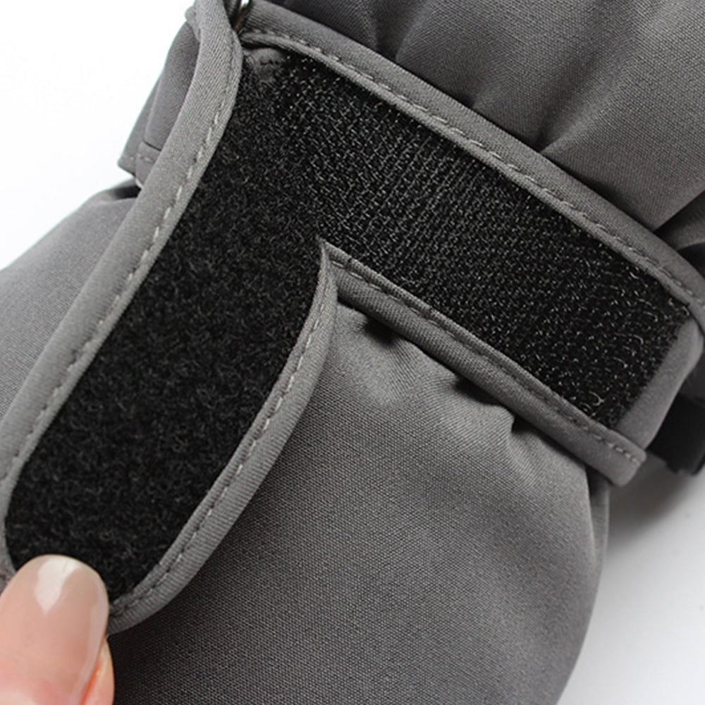 2 Pairs Women Snow Gloves Ski Gloves Thermal Touch Screen Gloves Black Grey