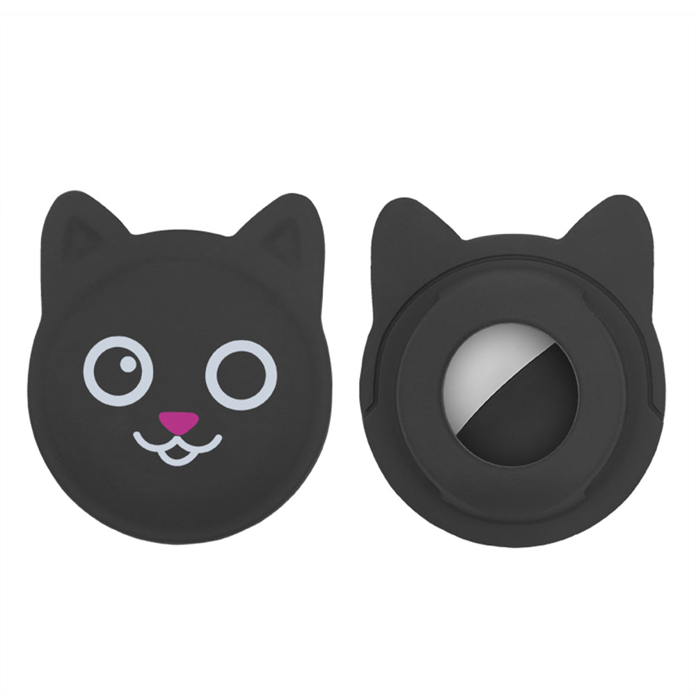 2X Silicone Tracker Protective Case for Pet Collar Compatible with Apple Airtag