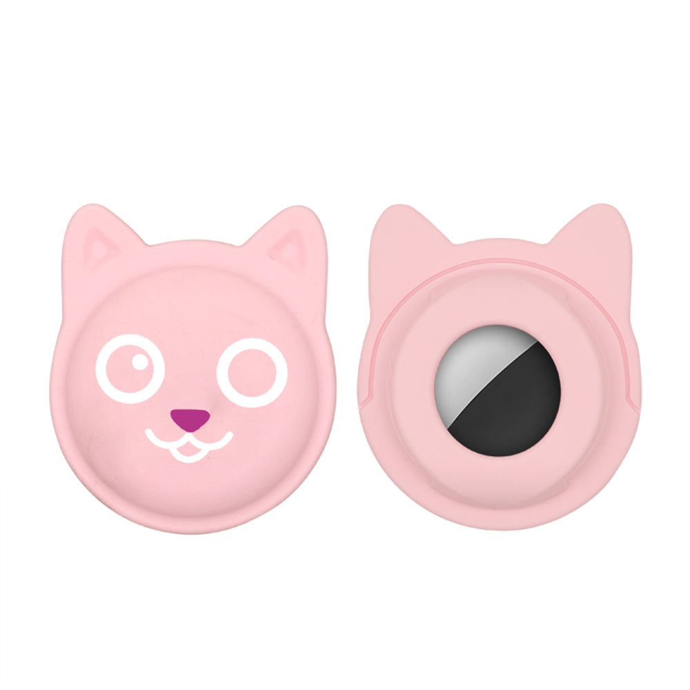 2X Silicone Tracker Protective Case for Pet Collar Compatible with Apple Airtag