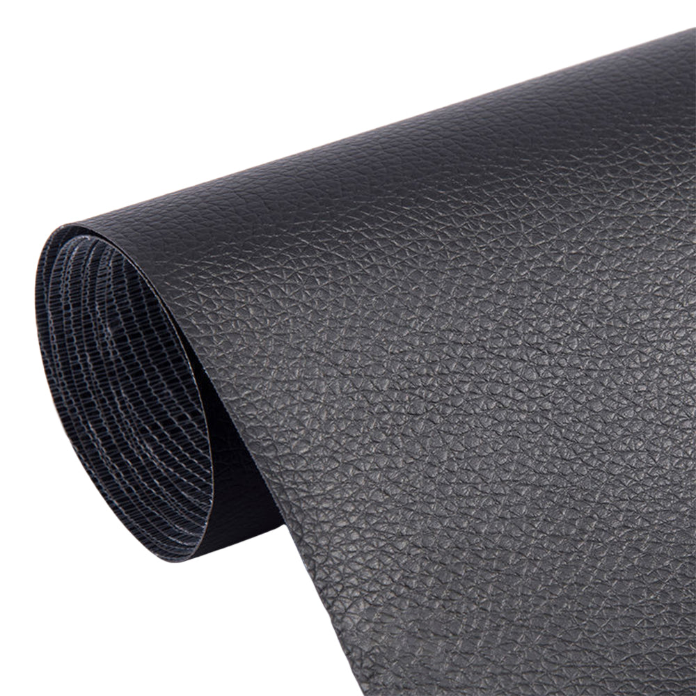 5Pcs Leather Repair Patch Self Adhesive Leather Tape for Car Seat Sofa Bag Furniture -Black