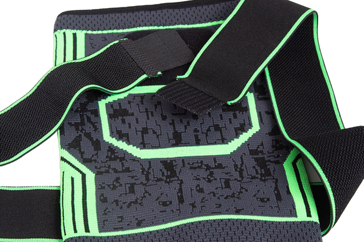 Sport Knee Support Brace Compression Knee Sleeves for Running Sports-Green