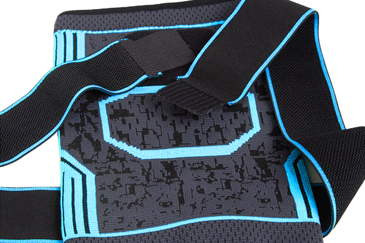 Sport Knee Support Brace Compression Knee Sleeves for Running Sports-Blue