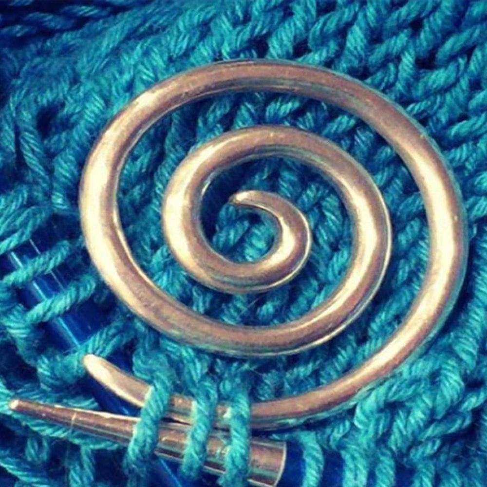 4Pcs Spiral Cable Knitting Needle Spiral Shawl Needle Sewing Knitting Bent Needles Knitting Tool