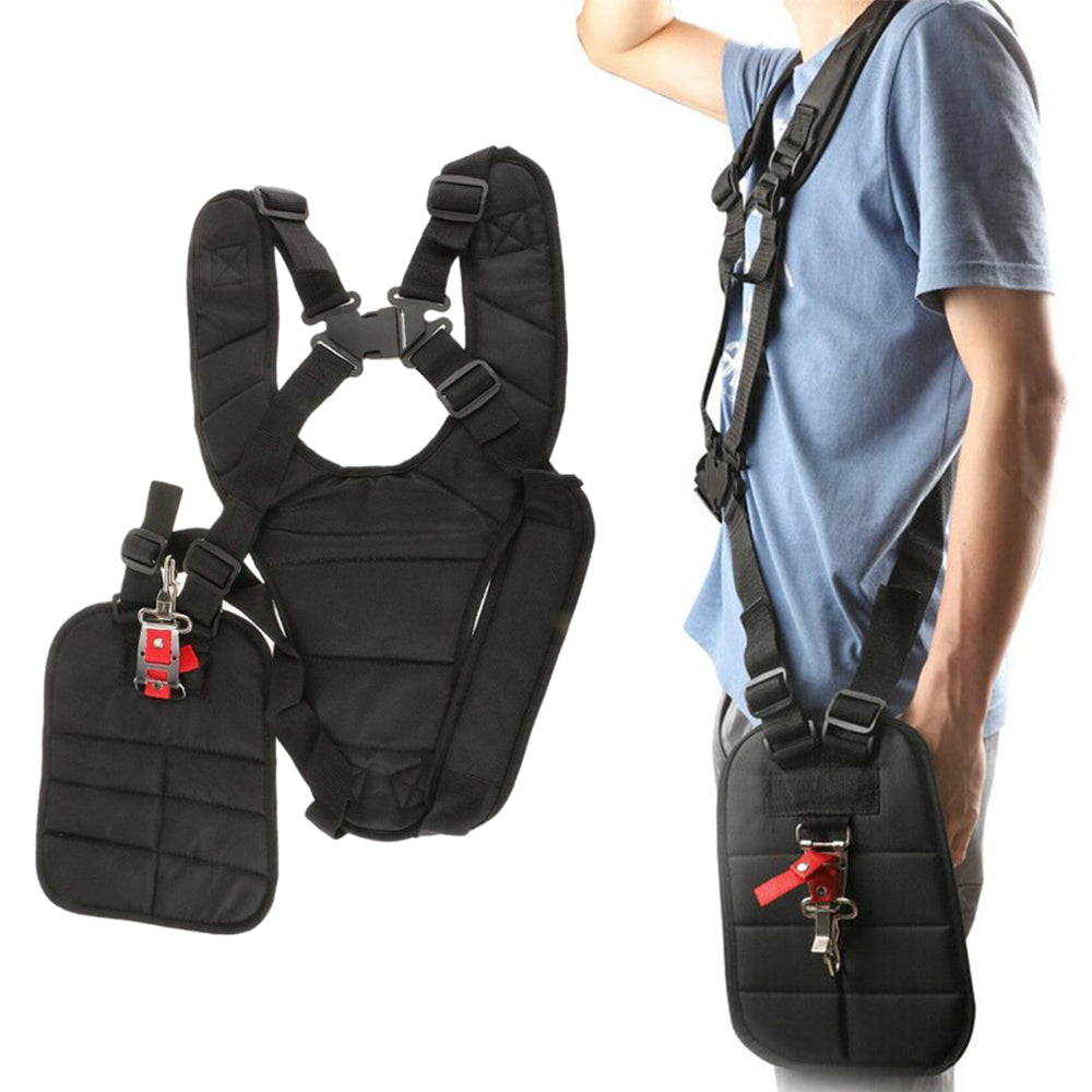2pcs Comfort Strap Double Shoulder Trimmer Harness Garden Brush Cutter Lawn Mower Belt