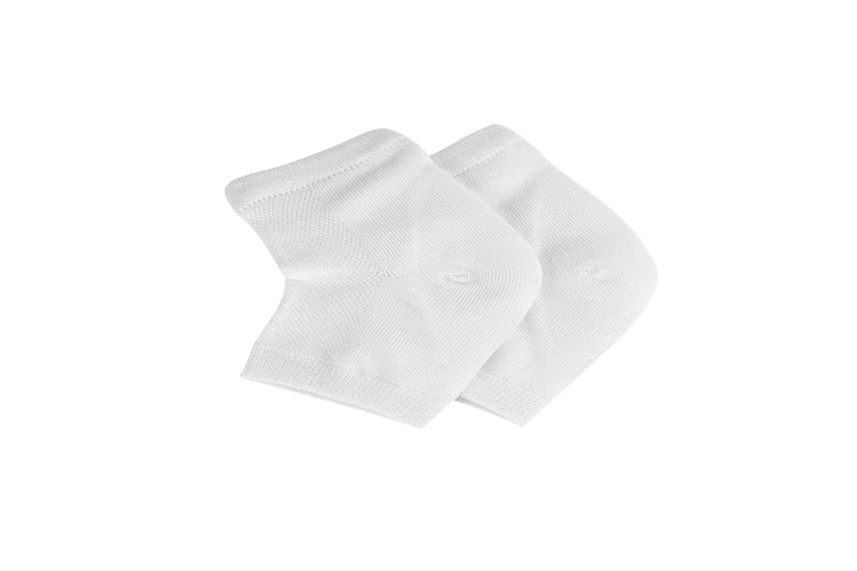 1 Pairs Moisturizing Heel Socks for Dry Cracked Feet-White