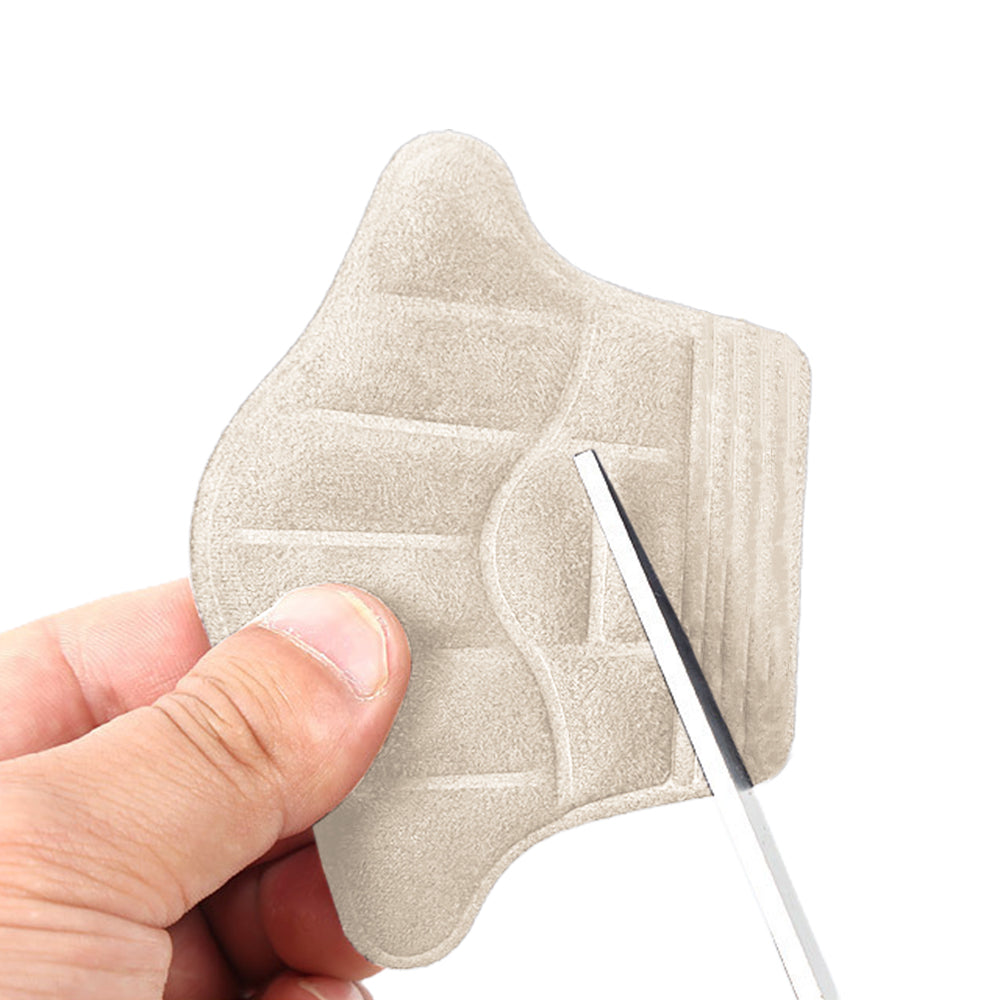 2 Pairs Self Adhesive Heel Cushion Pads for Loose Shoes Apricot