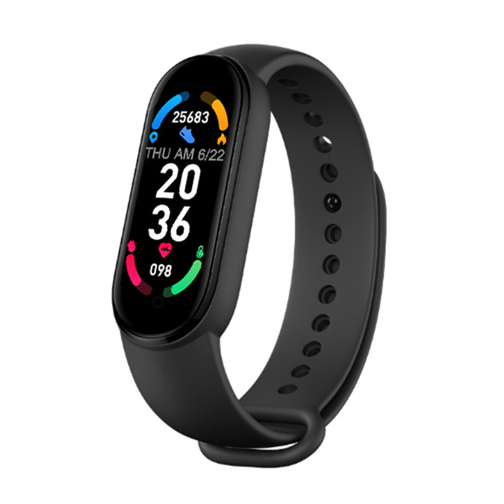 Fitness Tracker Watch with Heart Rate Monitor Bluetooth Smart Fitness Bracelet Wristband -Black