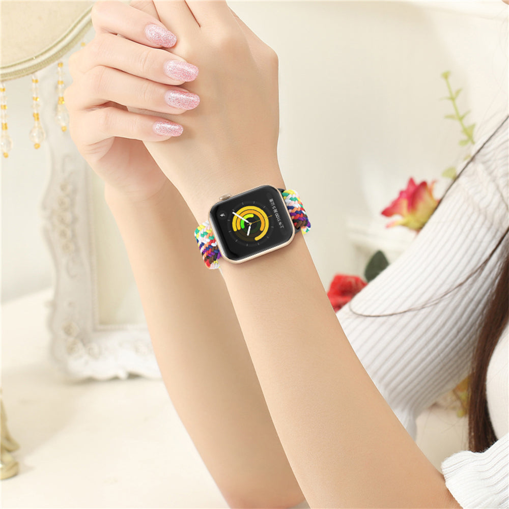 Nylon Braided Strap for Apple Watch 38 / 40 / 41mm Colorful