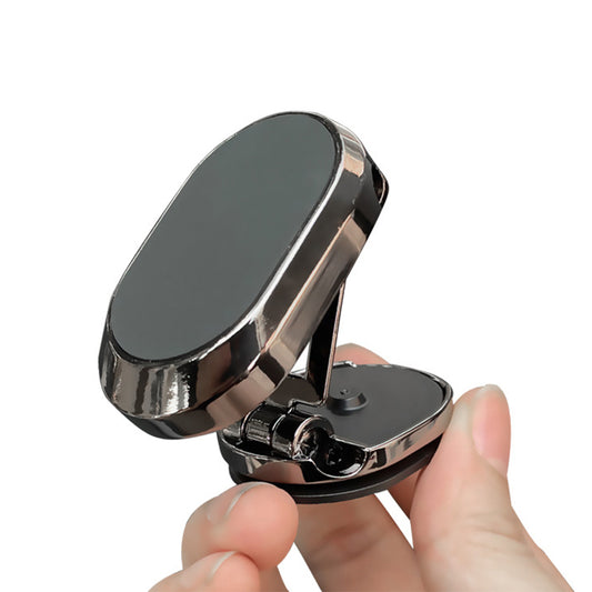 Magnetic Car Phone Holder 360 Rotating Folding Cell Phone Mount Stick for Universal Phones Car Mount -Black