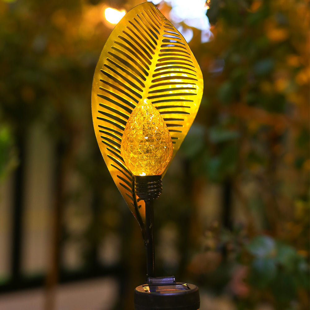 Leaf Shape Solar LED Light Garden Landscape Light
