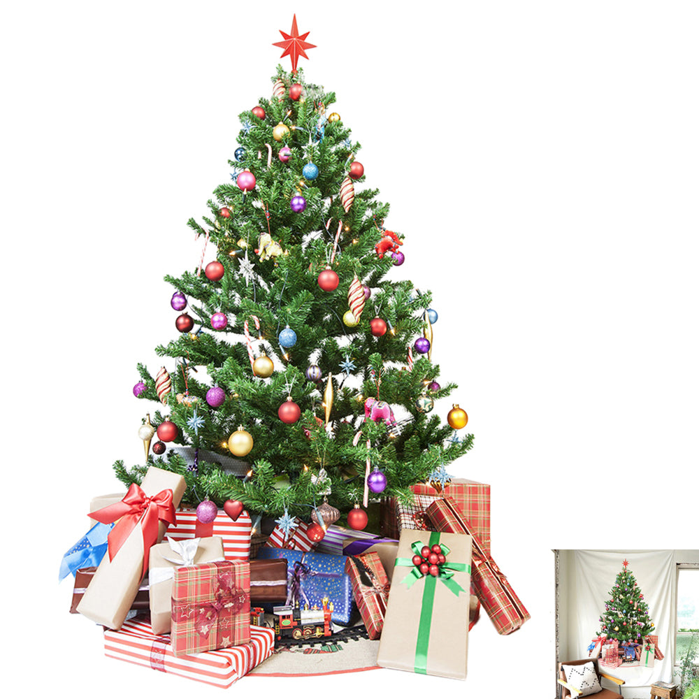 Christmas Wall Tapestry Hanging Art Backdrop for the Living Room Background Wall Party Home-Style 4