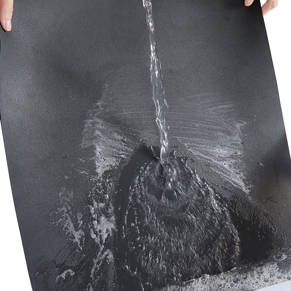 Dish Drying Mat Absorbent Quick Dry Pad for Kitchen Counter Coffee Machine Dish Rack -Grey