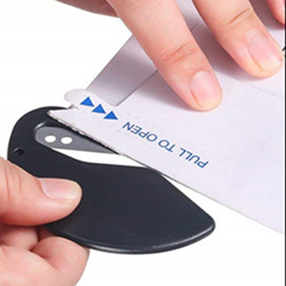 3Pcs Plastic Letter Openers Envelope Slitters Paper Knife Random Color