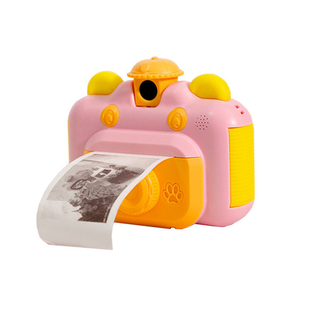 Toy 4000W Pixel Kids Instant Print Camera Photo Paper Set with 32GB Card -Pink