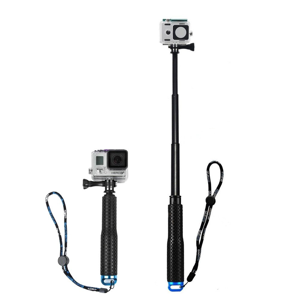 Extendable Aluminum Selfie Stick Monopod Mount Handle for GoPro Sport Camera