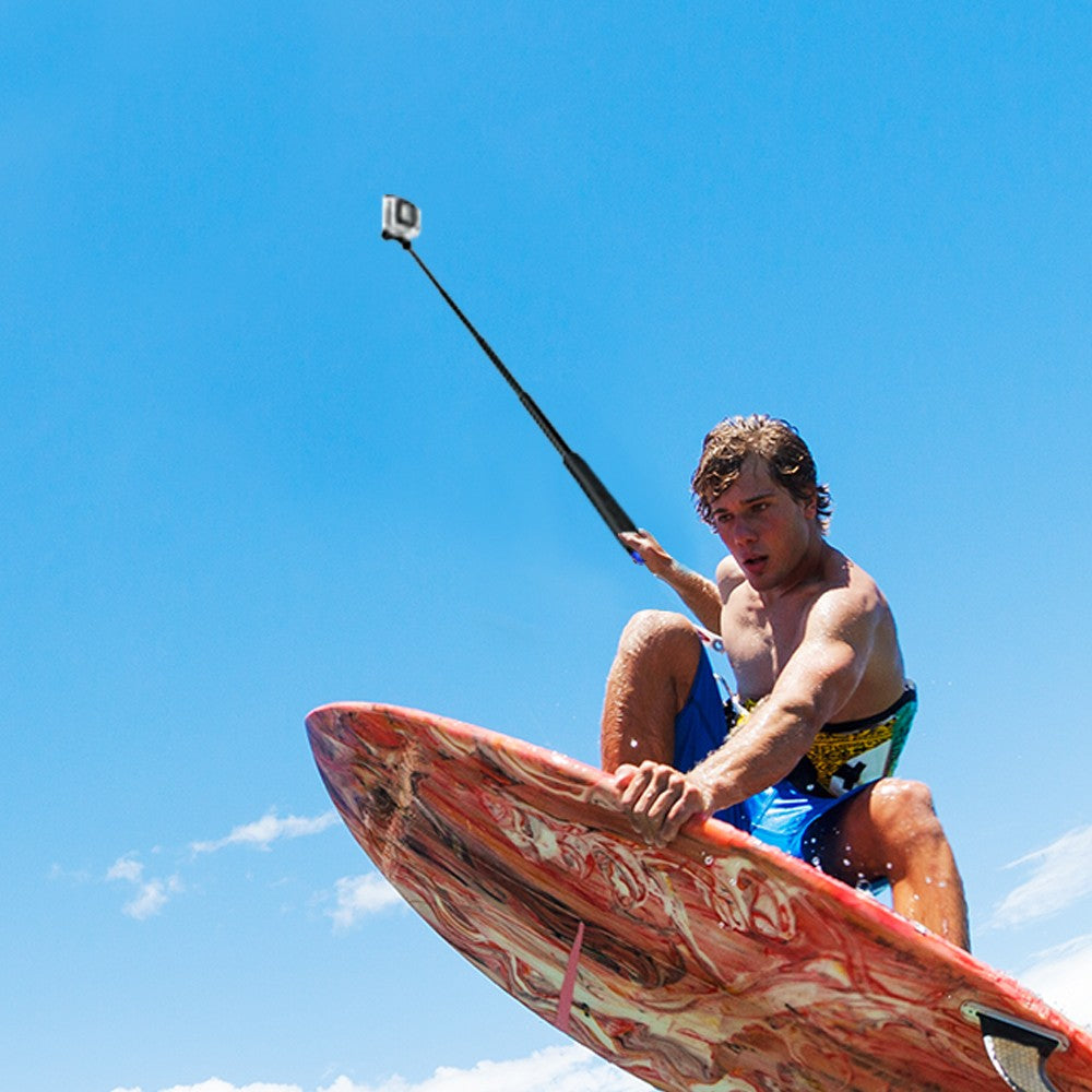 Extendable Aluminum Selfie Stick Monopod Mount Handle for GoPro Sport Camera