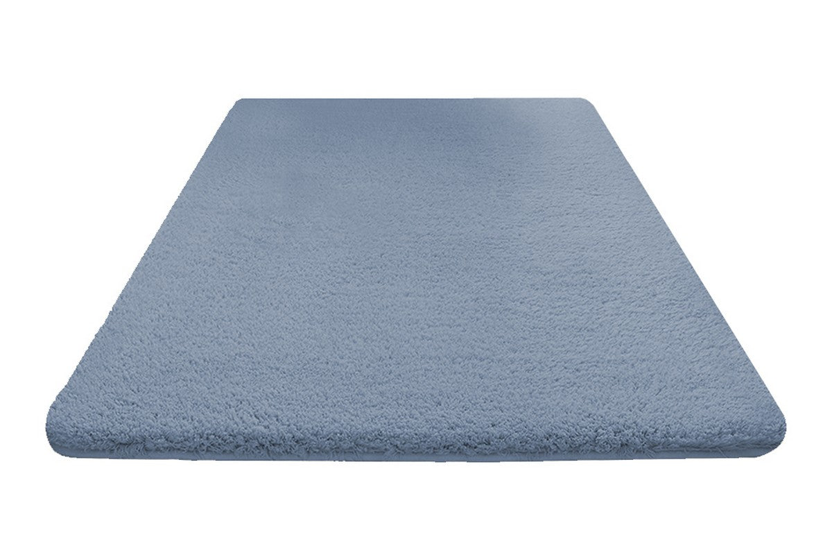 Soft Modern Indoor Large Shaggy Rug for Livingroom Bedroom Dorm Kids Room Home Decorative-Blue