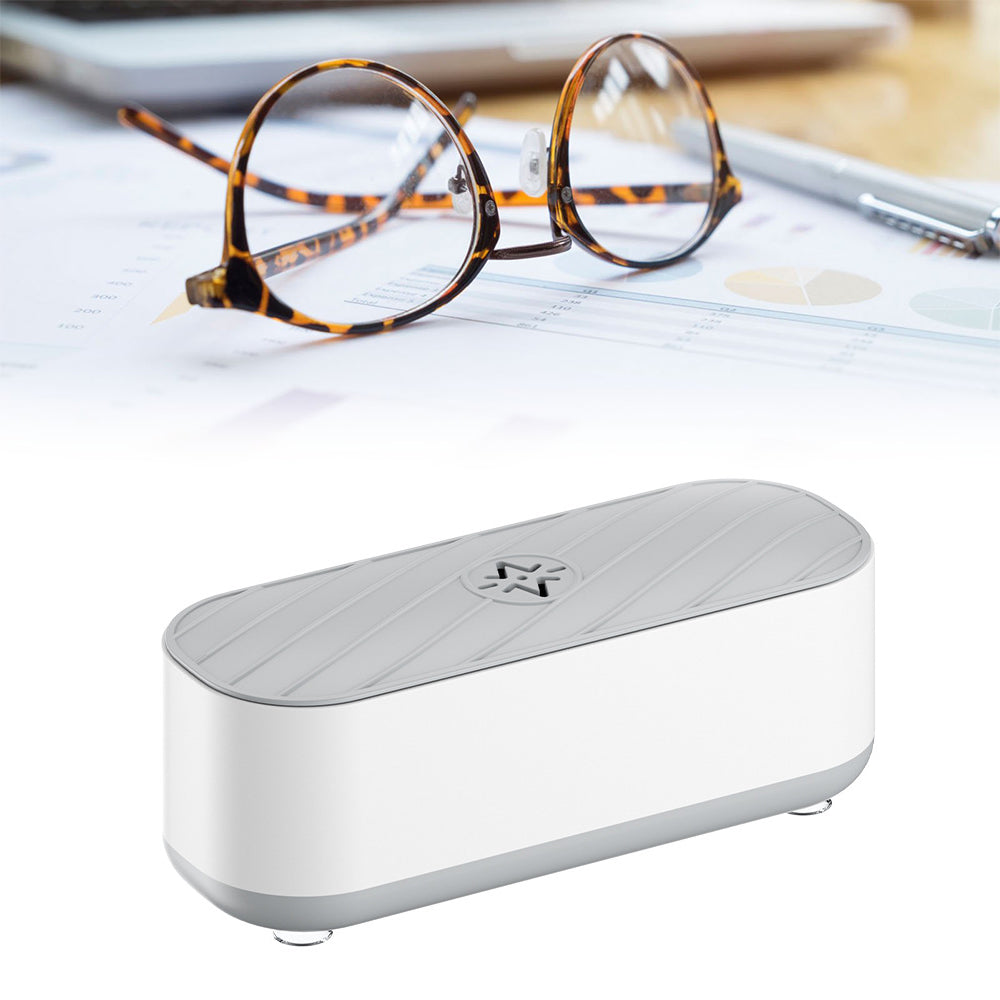 willwaytrends Portable Ultrasonic Cleaner Sonic Wave Tank Glasses Watch Jewellery Cleaning Machine