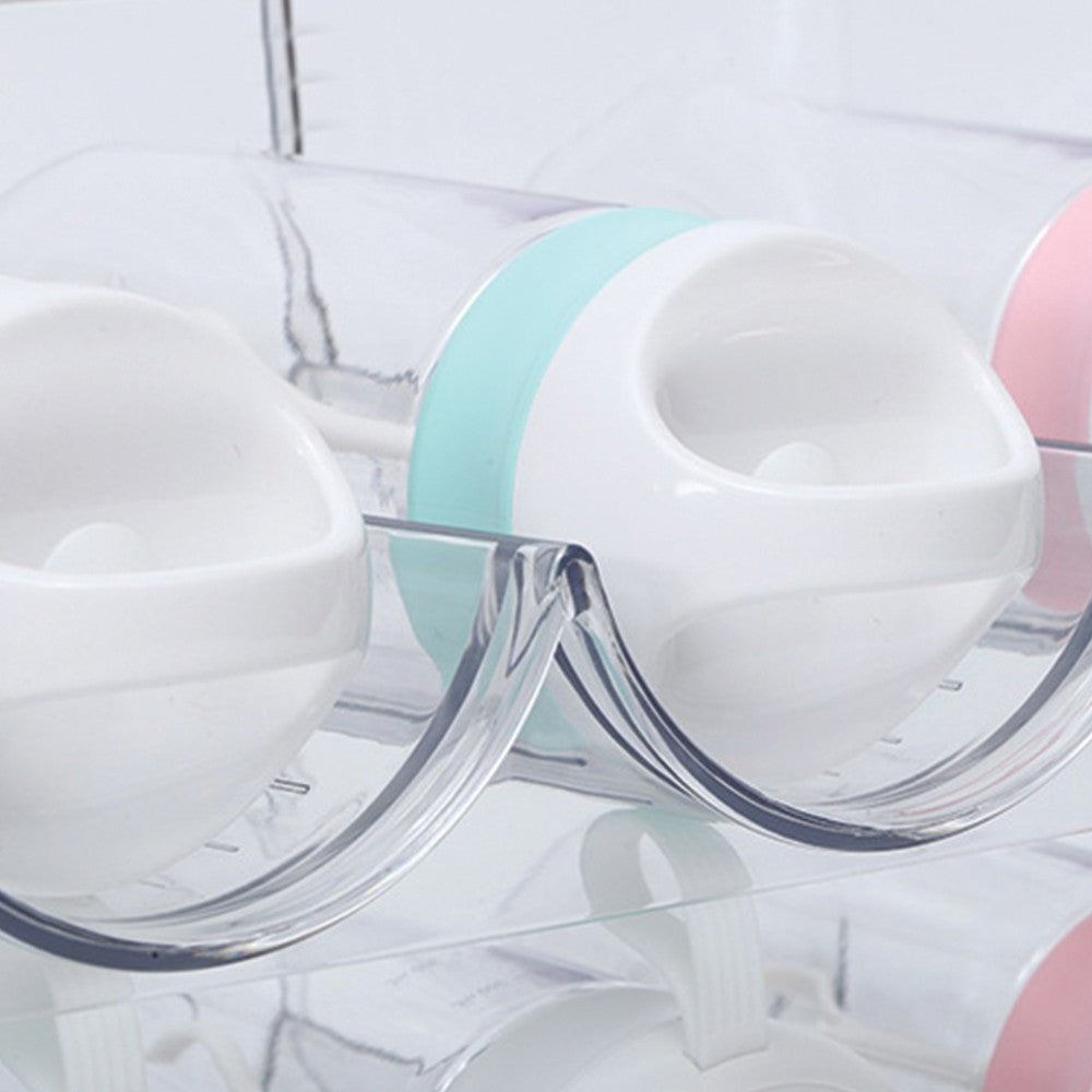 Water Bottle Organizer for Cabinet Stackable Wine Bottle Storage Stand Beer Can Holder Rack