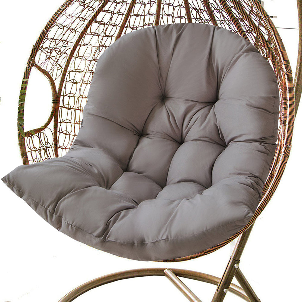 Hanging Egg Chair Cushion Replacement Washable Swing Chair Seat Cushion -Dark Grey
