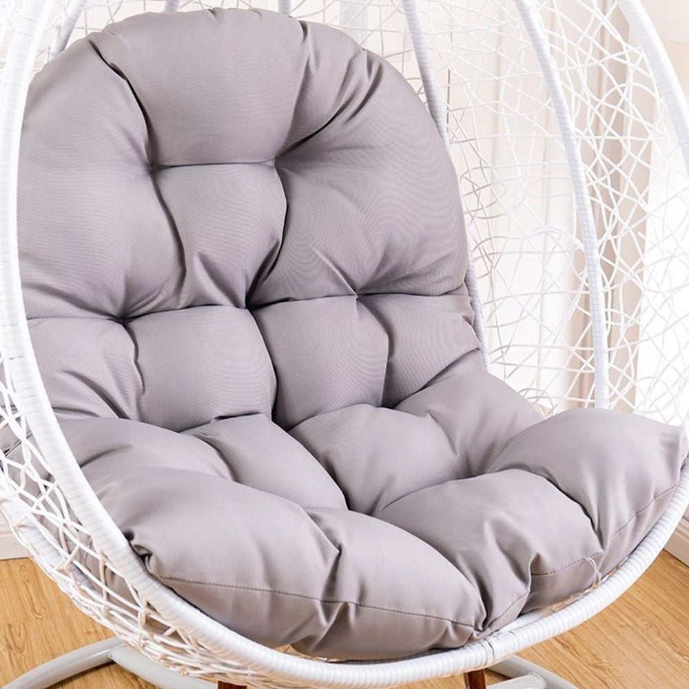 Hanging Egg Chair Cushion Replacement Washable Swing Chair Seat Cushion -Light Grey