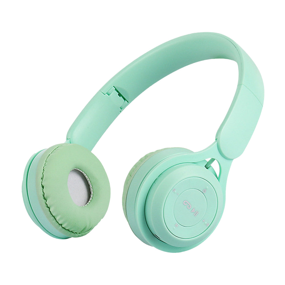 Wireless Headphones Wireless Earbuds 2pcs Y08 Wireless Headphones With Microphone Foldable Headset Bluetooth-compatible Headphone -Green and Yellow