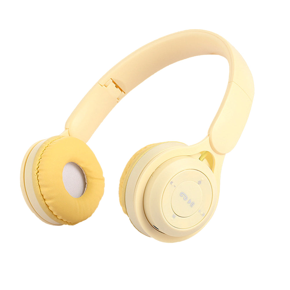 Wireless Headphones Wireless Earbuds 2pcs Y08 Wireless Headphones With Microphone Foldable Headset Bluetooth-compatible Headphone -Green and Yellow