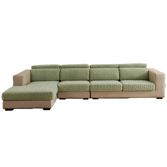 Couch Cushion Covers Stretch Sofa Seat Cover Furniture Protector Replacement Chair Cushion Slipcovers-Green