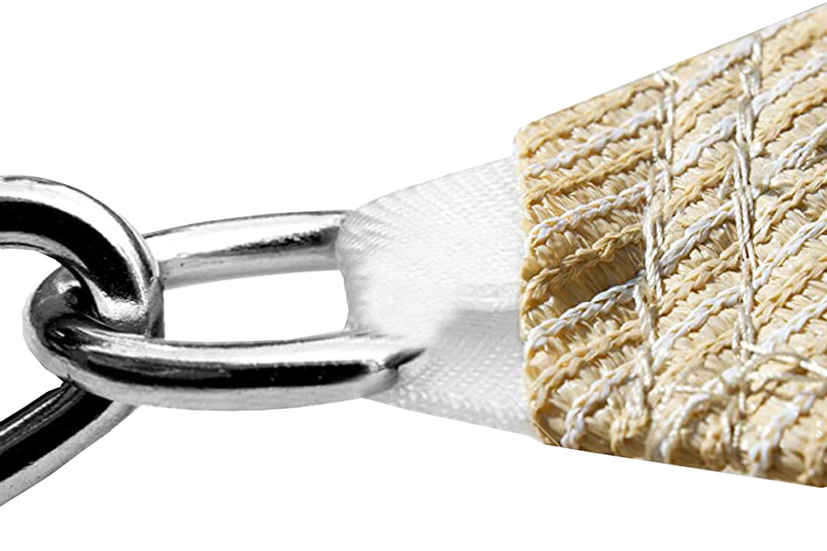 Sun Shade Sail Sand Rectangle UV Block Canopy Awning for Outdoor Patio Garden-Yellow