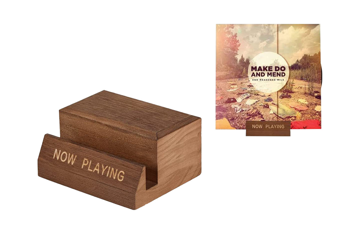 Vinyl Record Holder Display Stand Wall Mount Display Wooden Single CD Stand Records Display Shelf