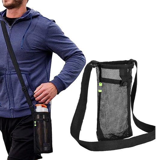 Water Bottle Sleeve Water Bottle Holder Water Bottle Carrier Bottle Bag for Sports Hiking Camping Walking Travel Black