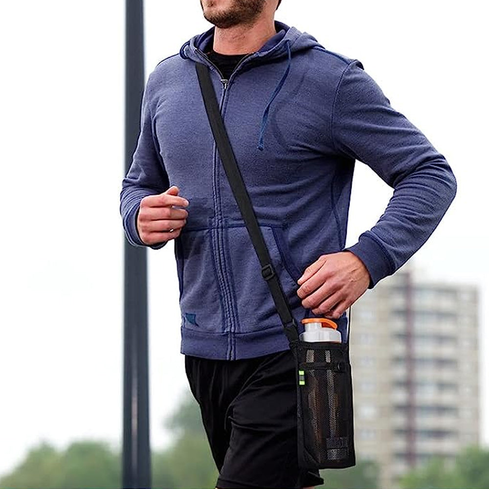 Water Bottle Sleeve Water Bottle Holder Water Bottle Carrier Bottle Bag for Sports Hiking Camping Walking Travel Black