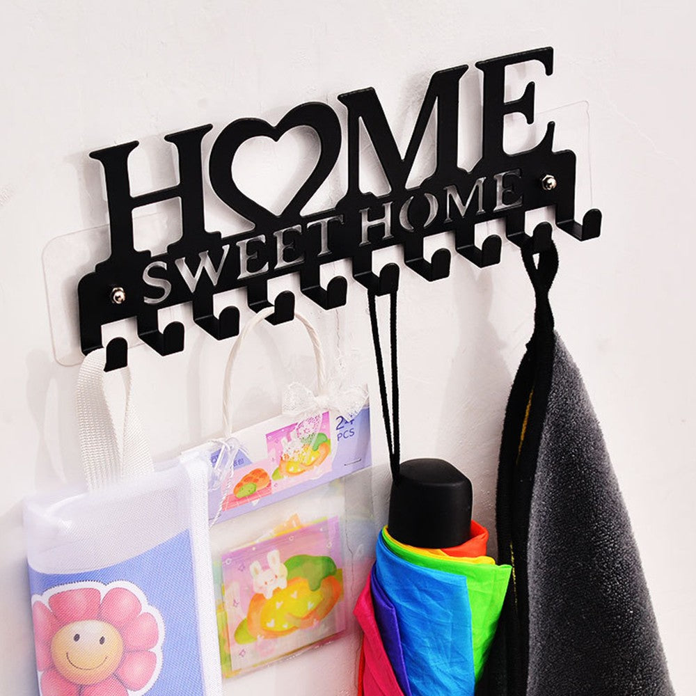 Home Key Holder Hooks Wall Mounted Keychain Hanger Storage Rack