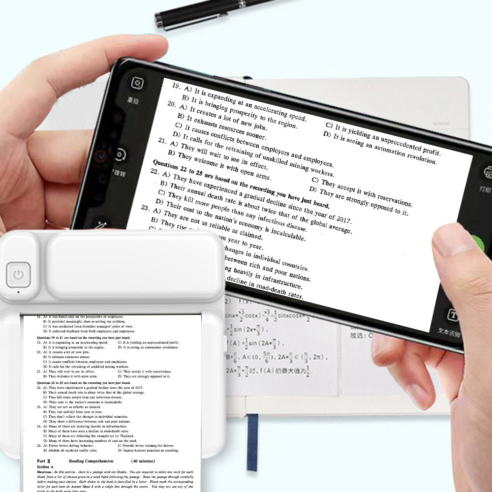 Wireless Pocket Mini Thermal Printer Phone Bluetooth Printer