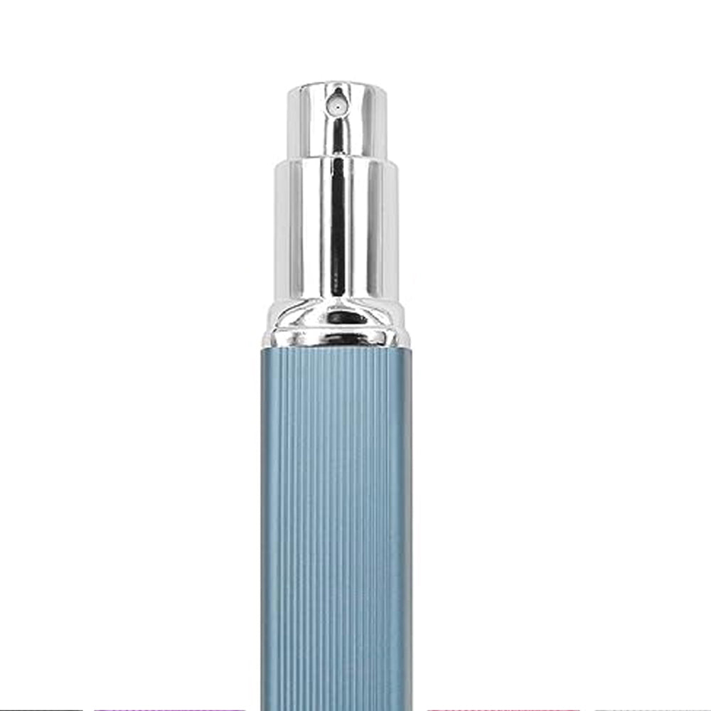 2pcs 12ml Portable Perfume Spray Bottles Travel Perfume Atomizer Bottle Empty Bottles with 2pcs Funnel Blue