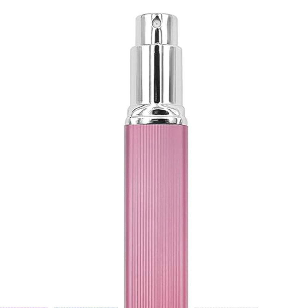 2pcs 12ml Portable Perfume Spray Bottles Travel Perfume Atomizer Bottle Empty Bottles with 2pcs Funnel Pink