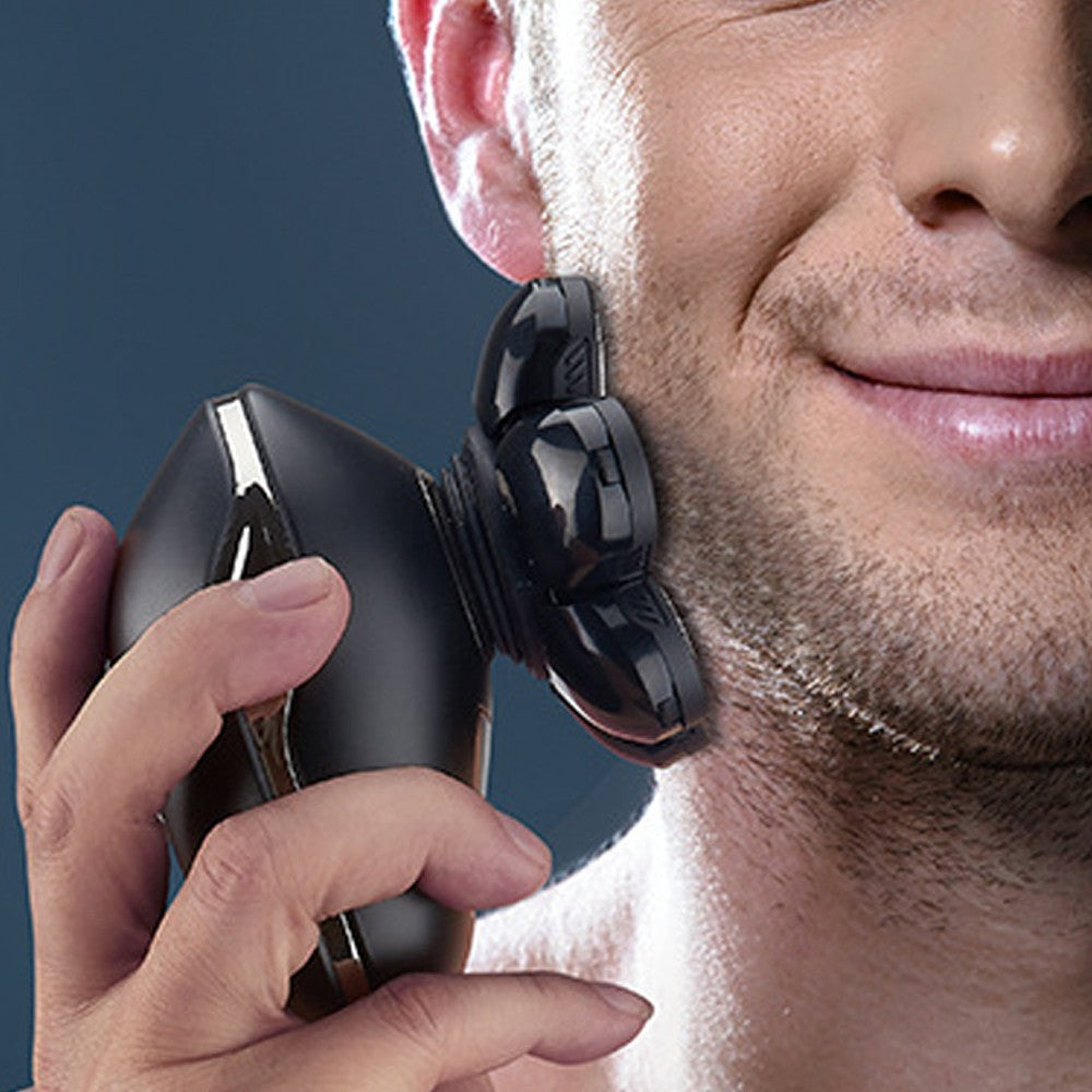 5 in 1 Electric Shaver for Men Detachable Head Razor Digital Display Rechargeable Shaver Grooming Kit